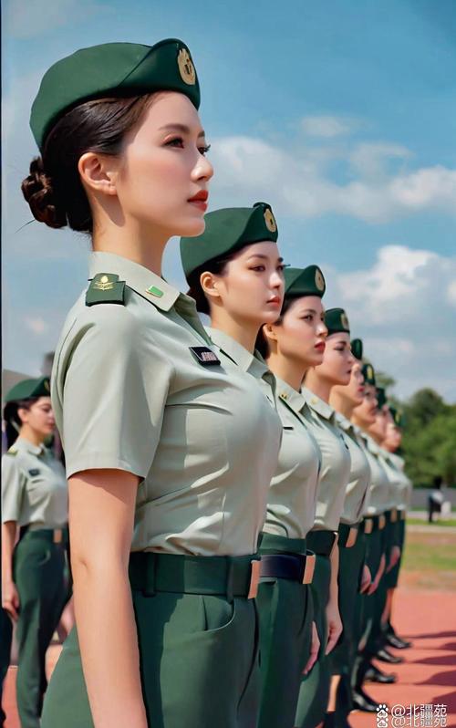 脱掉军装女民兵(形象传播)(脱去军装,军人的气质还在)